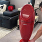 Red Water-Drop Small Waist Shaped Trash Can – Tall Stand, No-Bend Design