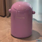 Creamy Stylish Style Flip-Top Trash Bin – Pink