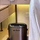 Silver Touchless Sensor Bin – Automatic Bag Locking System