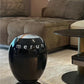 Modern Black Little Dinosaur Egg Smart Trash Can – Automatic Sensor Lid, Touchless Operation