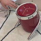 Minimalist Slanted Stylish Design Red Trash Can - Easy Access